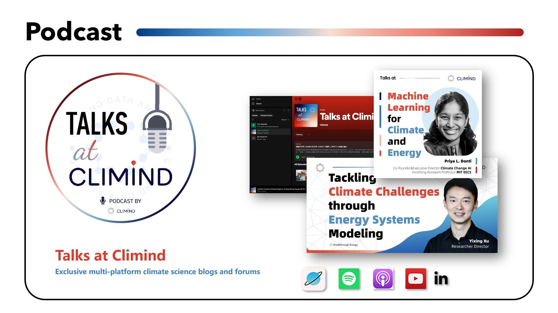 Talks at Climind